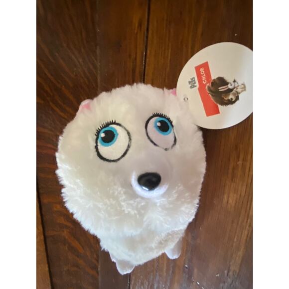 Gidget Plush Toy from The Secret Life of Pets | White Pomeranian Stuffed Animal - Picture 4 of 8
